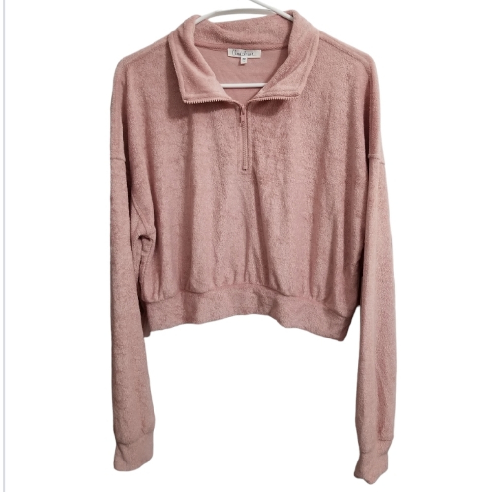 NEW Cloud Chaser Cropped 1/2 Zip Women's Size Large
